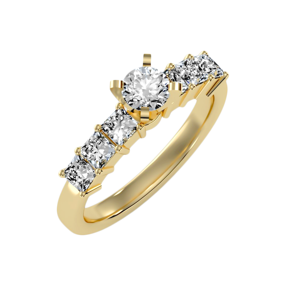The Extraordinary Single Stone Ring In 925 Sterling Silver - Six