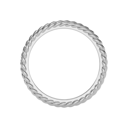 The Eye-Catching Wedding Band In 925 Sterling Silver - One