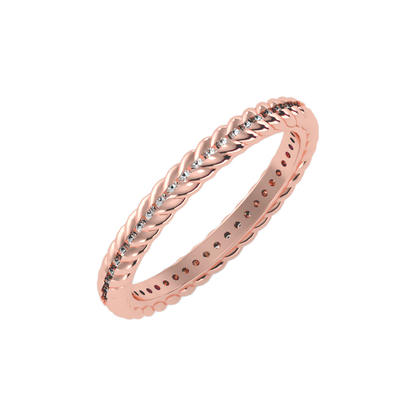 The Eye Catching Wedding Band In 925 Sterling Silver - Ten