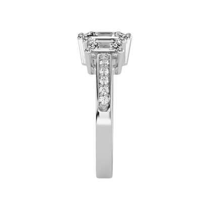 The Fashionable Three Stone Ring - Three
