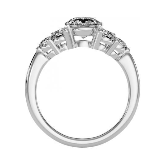 The Fearless Solitaire Ring In 925 Sterling Silver - One