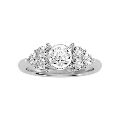 The Fearless Solitaire Ring In 925 Sterling Silver - Four