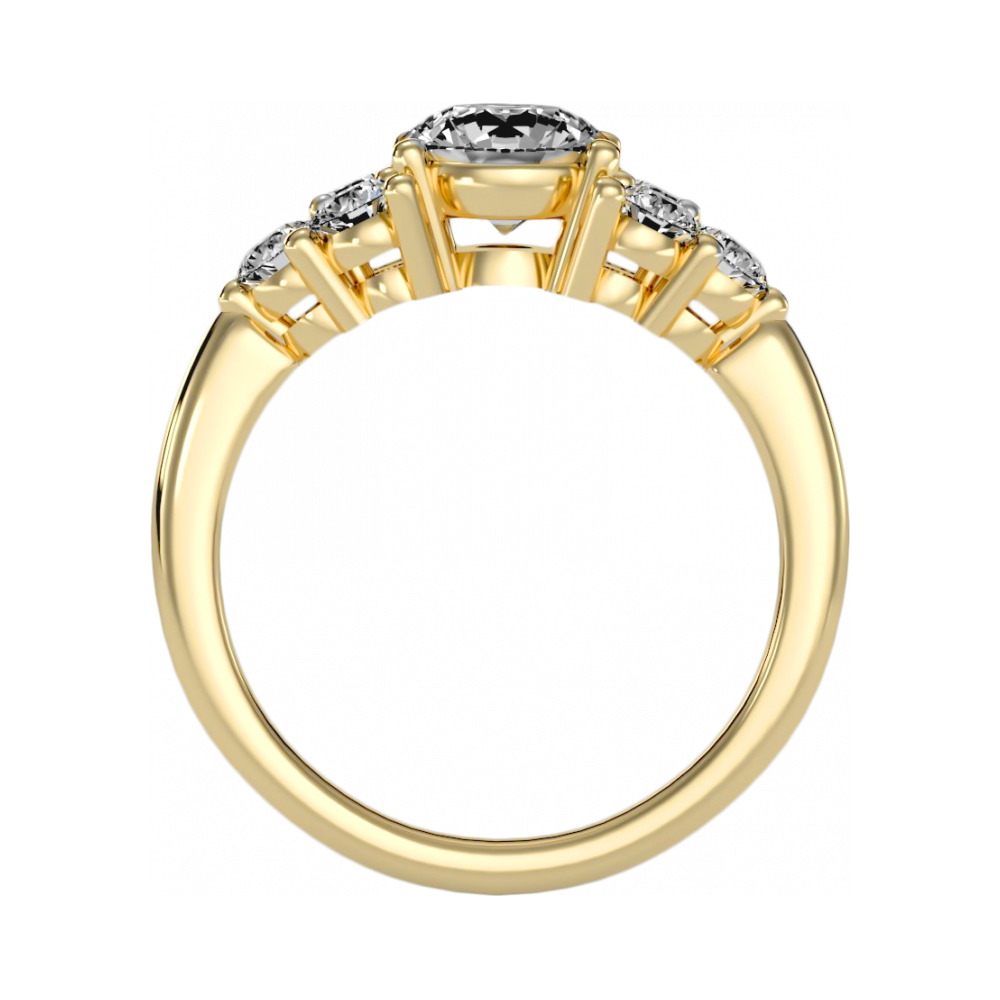 The Fearless Solitaire Ring In 925 Sterling Silver - Five