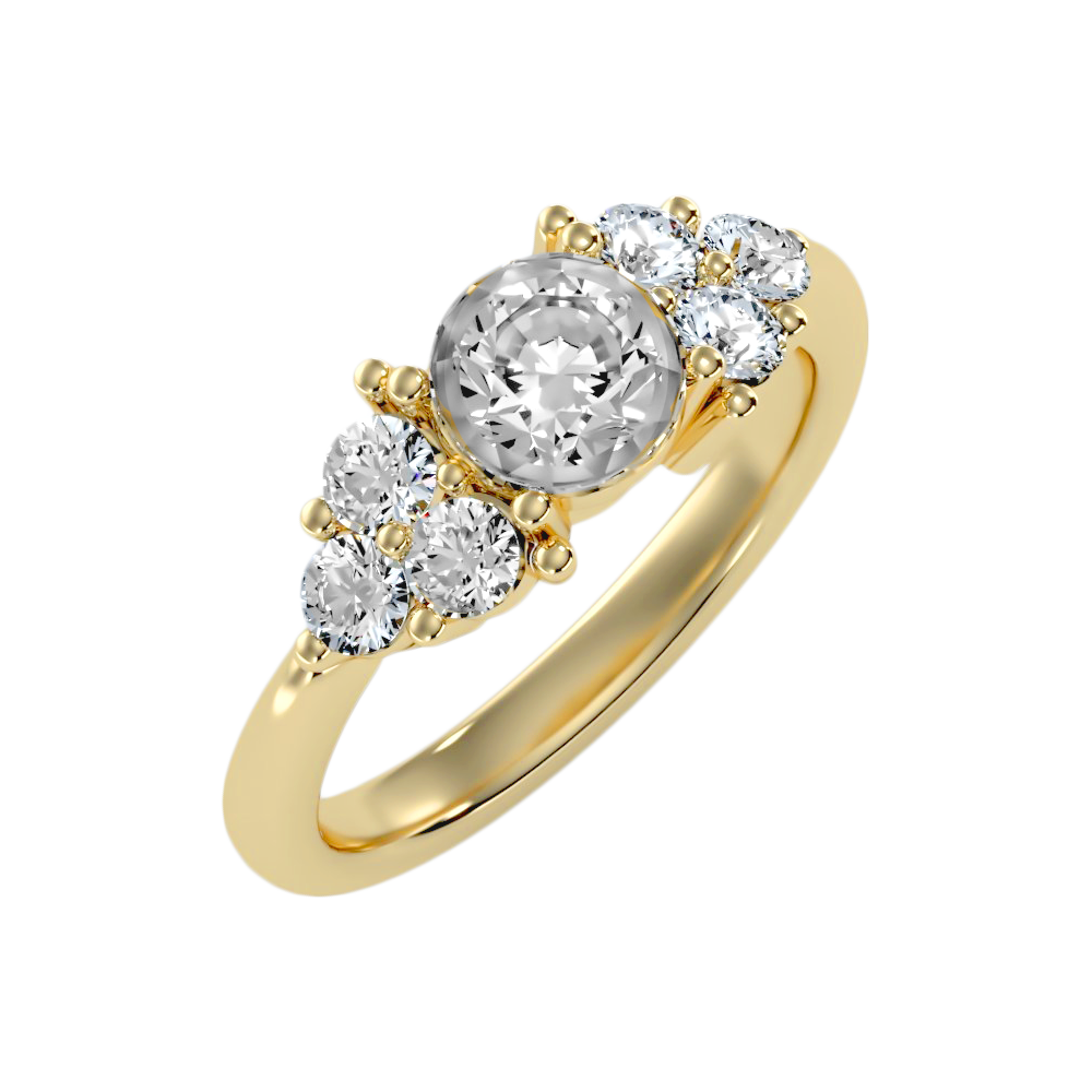 The Fearless Solitaire Ring In 925 Sterling Silver - Six