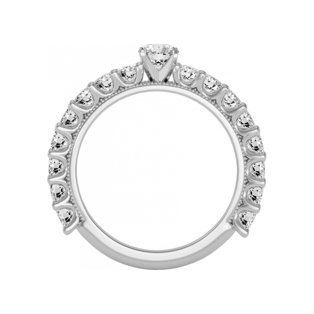 The Flattering Solitaire Ring - One