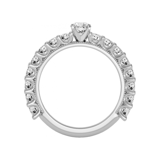 The Flattering Solitaire Ring - One