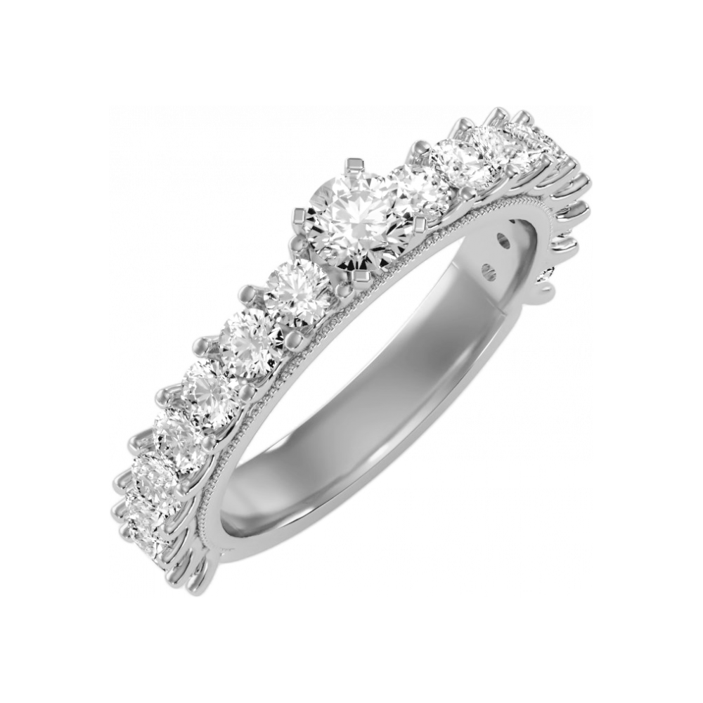 The Flattering Solitaire Ring - Two