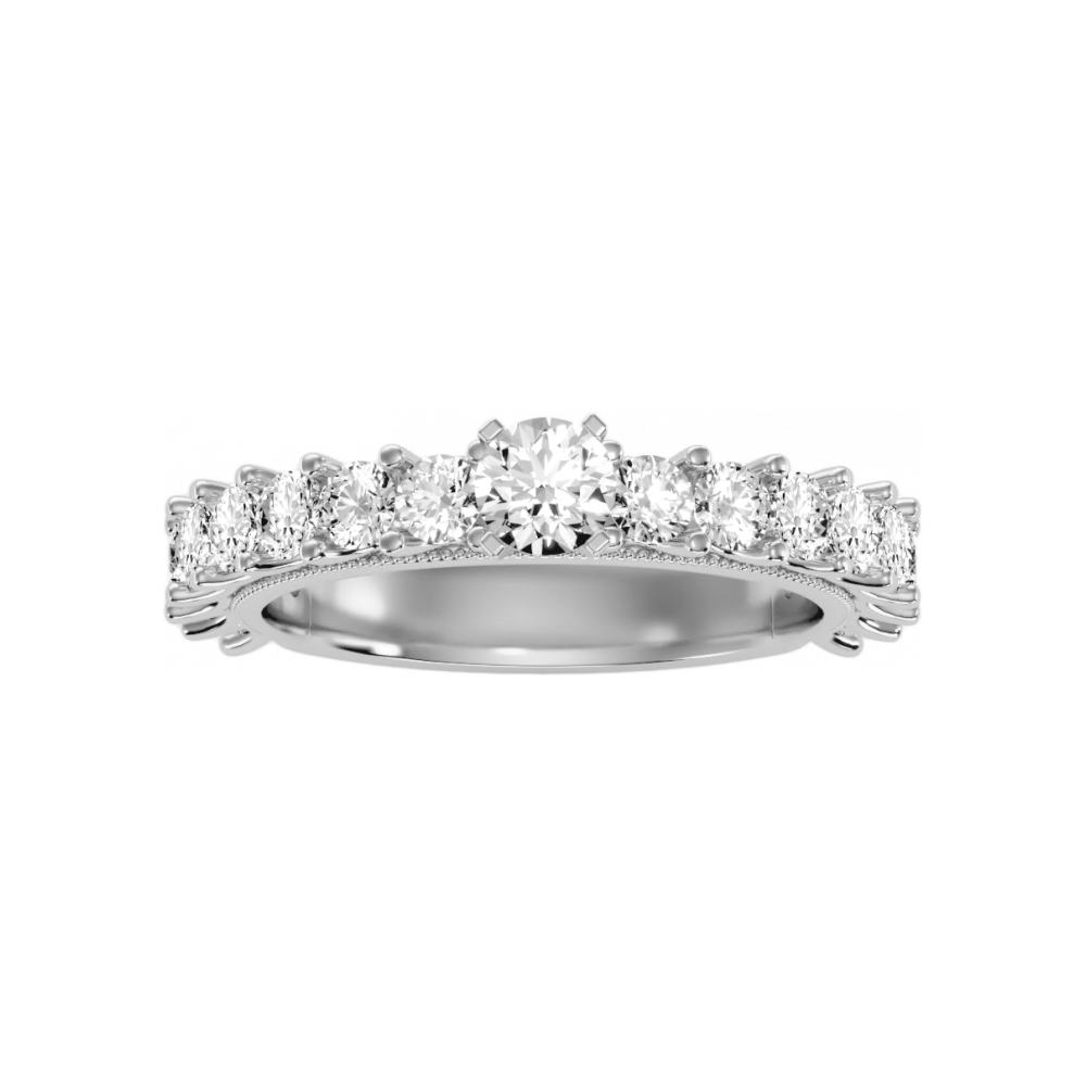 The Flattering Solitaire Ring - Four