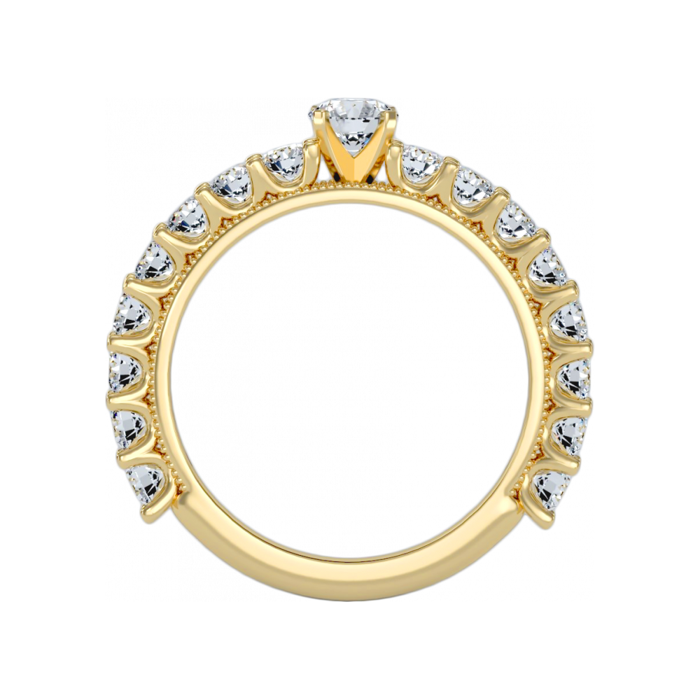 The Flattering Solitaire Ring - Five