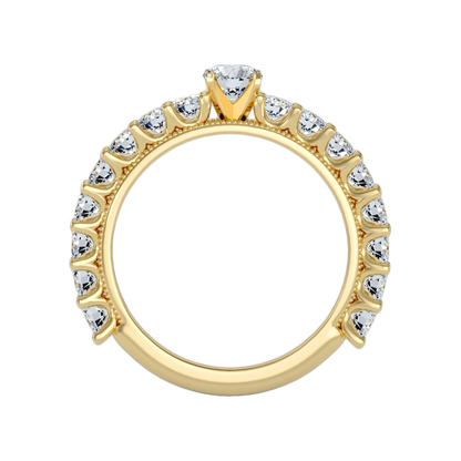 The Flattering Solitaire Ring - Five