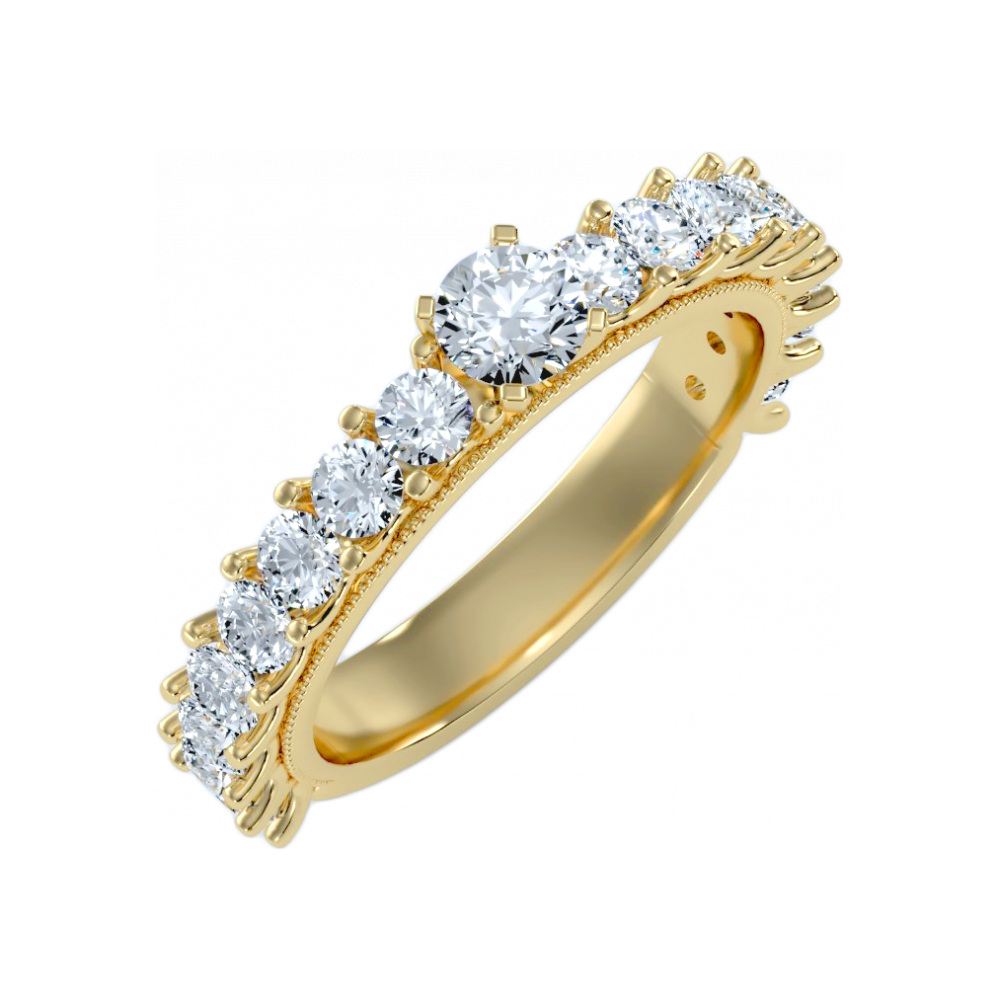 The Flattering Solitaire Ring - Six