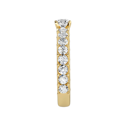 The Flattering Solitaire Ring In 925 Sterling Silver - Seven