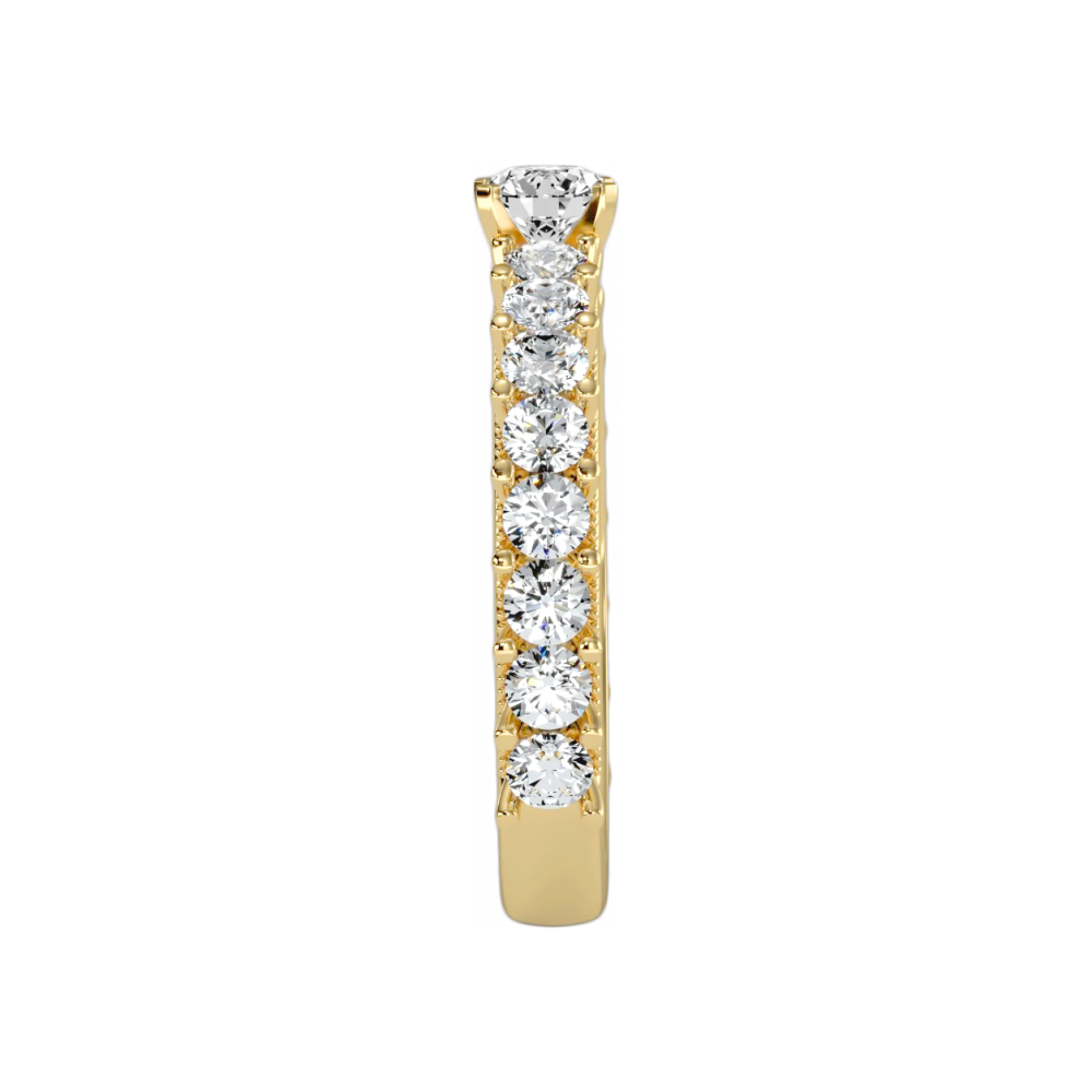 The Flattering Solitaire Ring - Seven