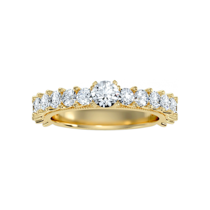 The Flattering Solitaire Ring - Eight