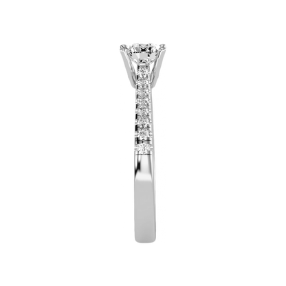 The Fortunate Solitaire Ring In 925 Sterling Silver - Three