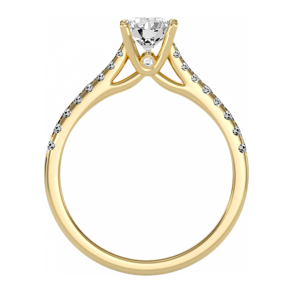 The Fortunate Solitaire Ring - Five