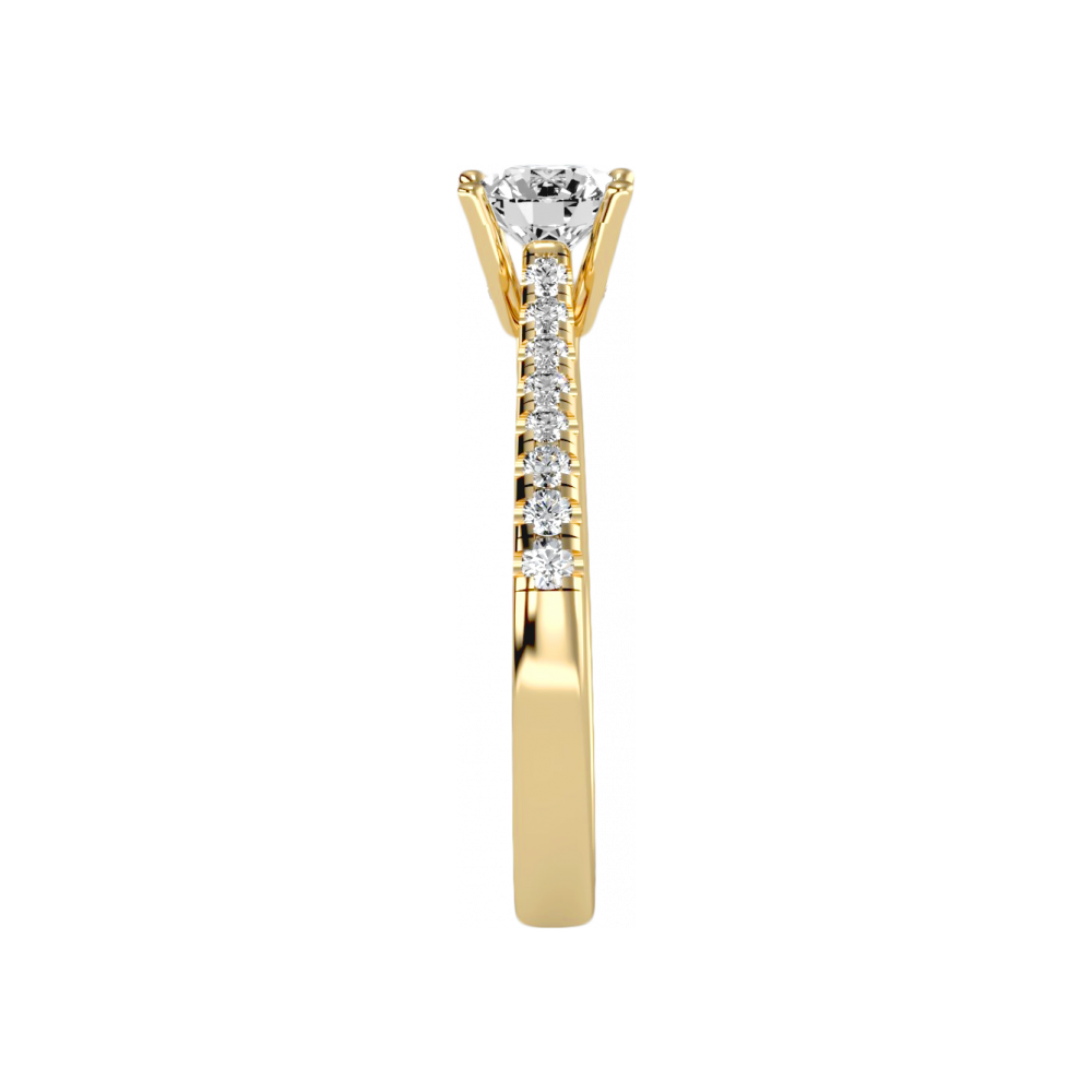 The Fortunate Solitaire Ring In 925 Sterling Silver - Seven