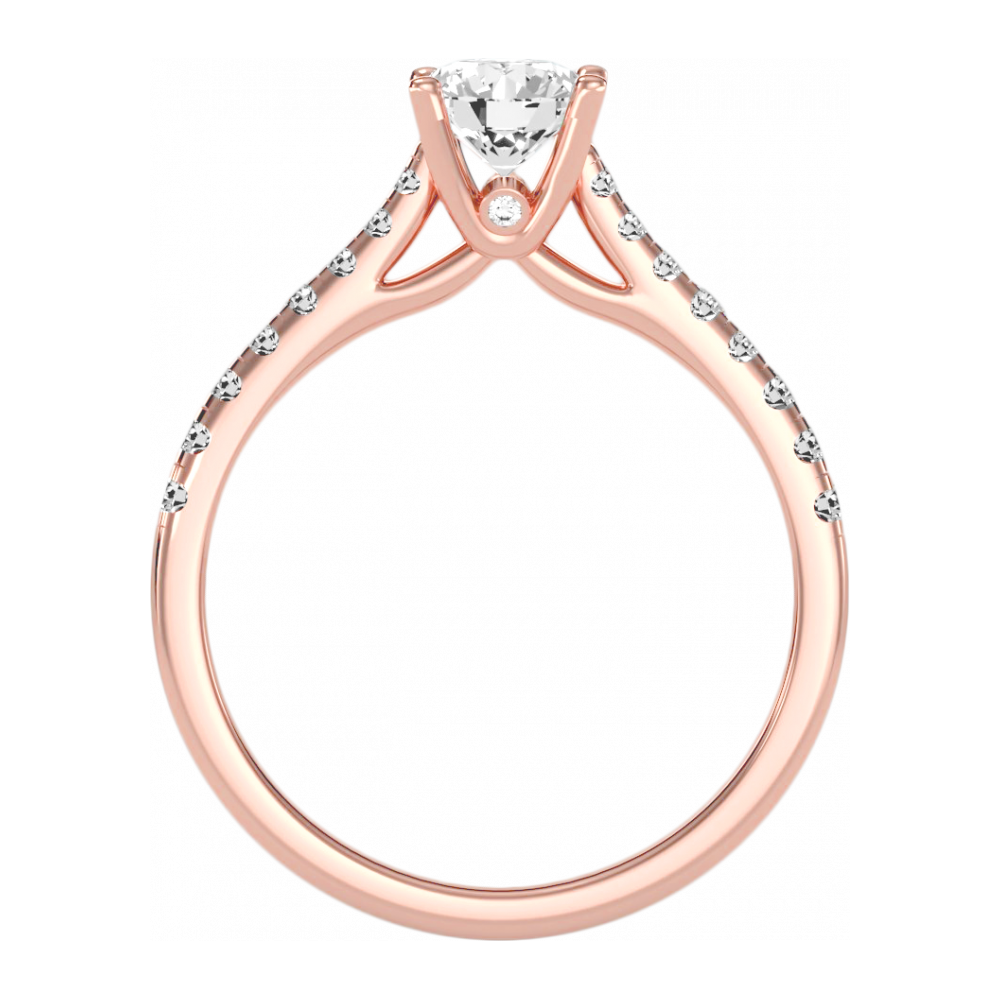 The Fortunate Solitaire Ring In 925 Sterling Silver - Nine