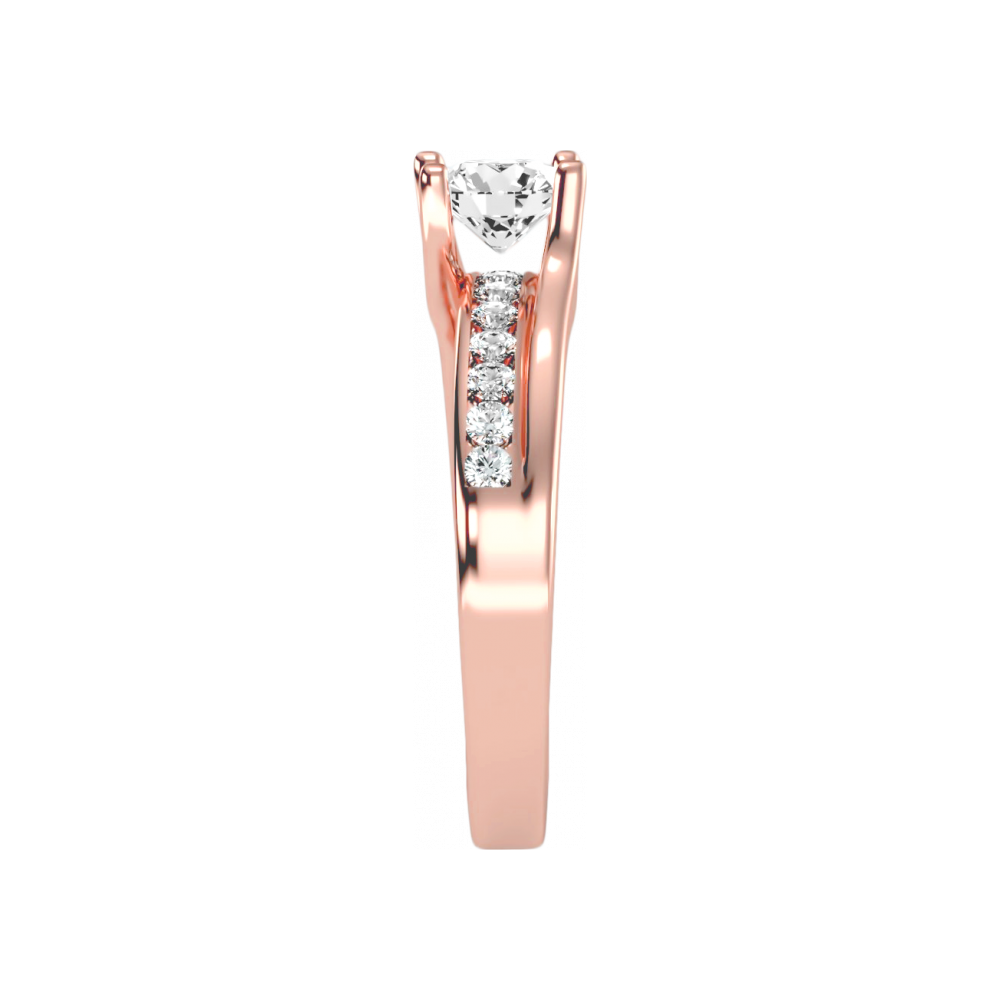 The Gallant Solitaire Ring In 925 Sterling Silver - Eleven