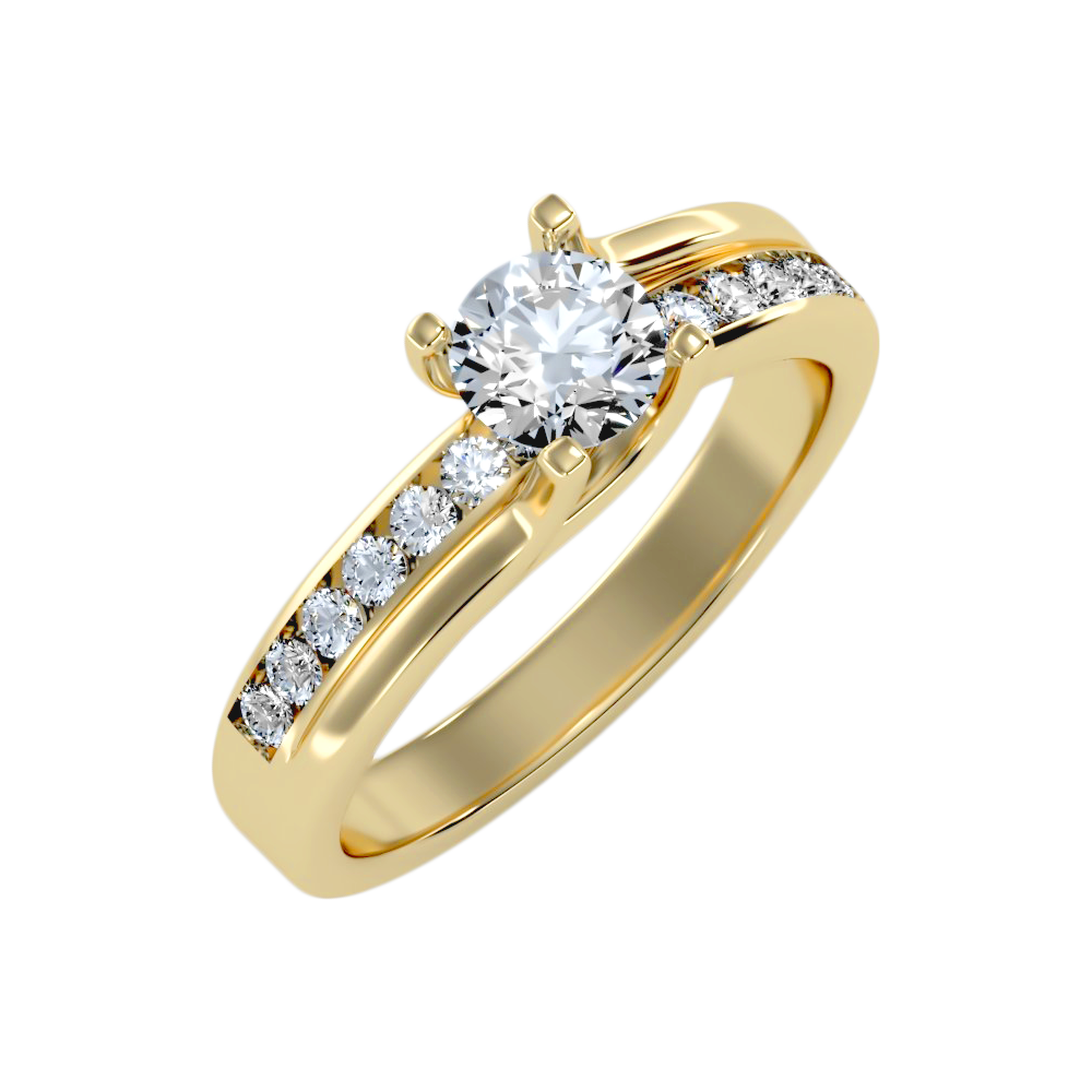 The Gallant Solitaire Ring In 925 Sterling Silver - Six