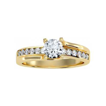 The Gallant Solitaire Ring In 925 Sterling Silver - Eight