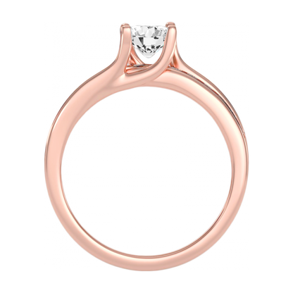 The Gallant Solitaire Ring In 925 Sterling Silver - Nine