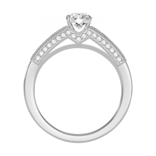 The Gental Solitaire Ring - One