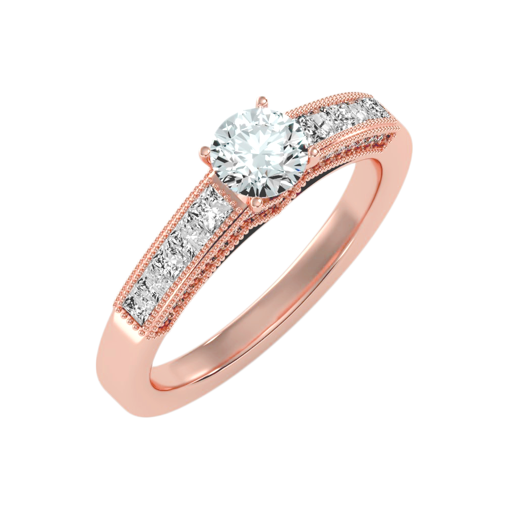 The Gental Solitaire Ring In 925 Sterling Silver - Ten