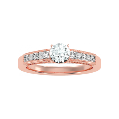 The Gental Solitaire Ring In 925 Sterling Silver - Twelve