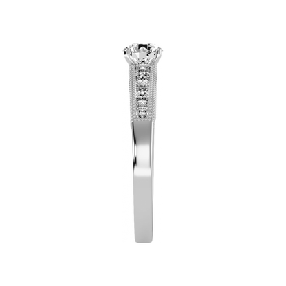 The Gental Solitaire Ring - Three