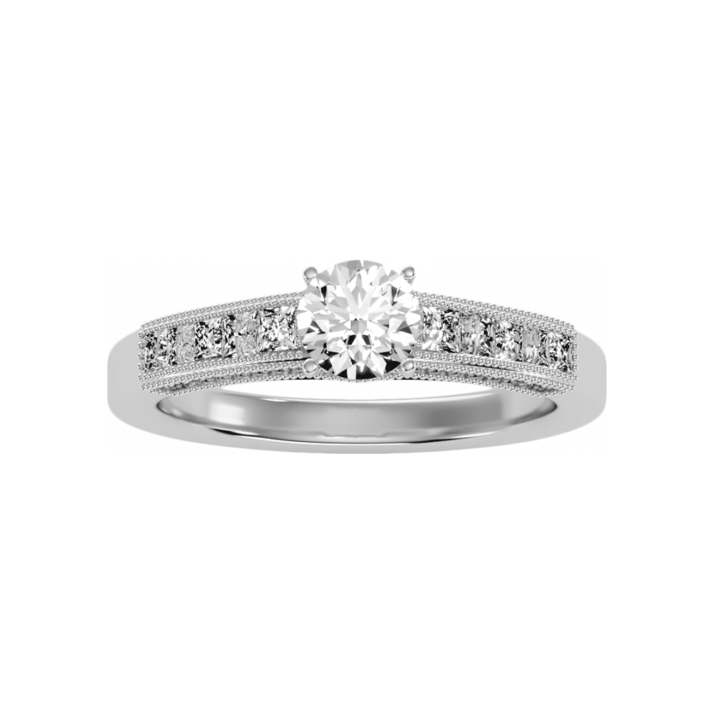 The Gental Solitaire Ring - Four