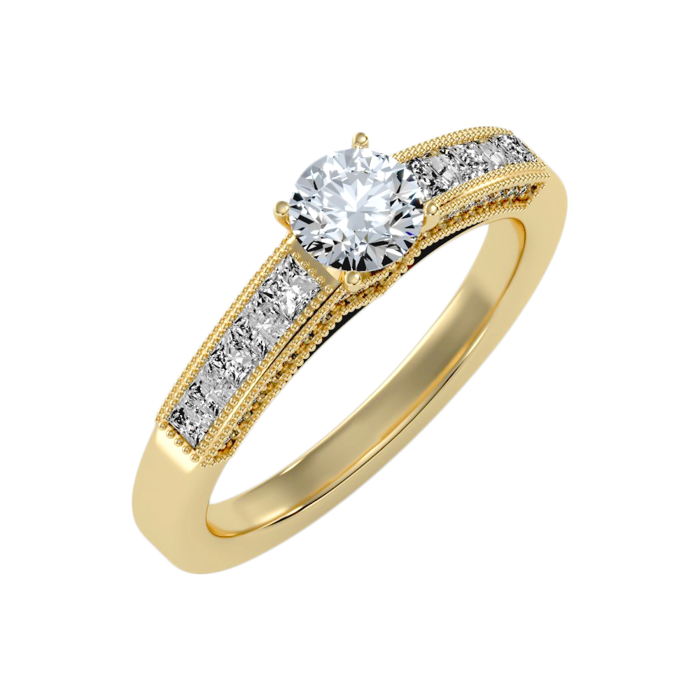 The Gental Solitaire Ring - Six