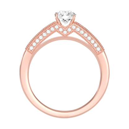 The Gental Solitaire Ring - Nine