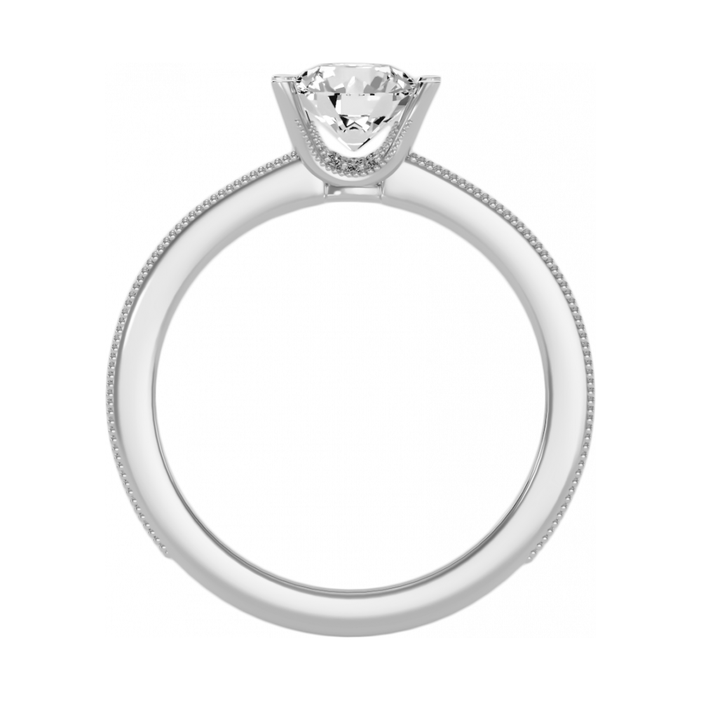 The Glamourous Solitaire Ring In 925 Sterling Silver - One