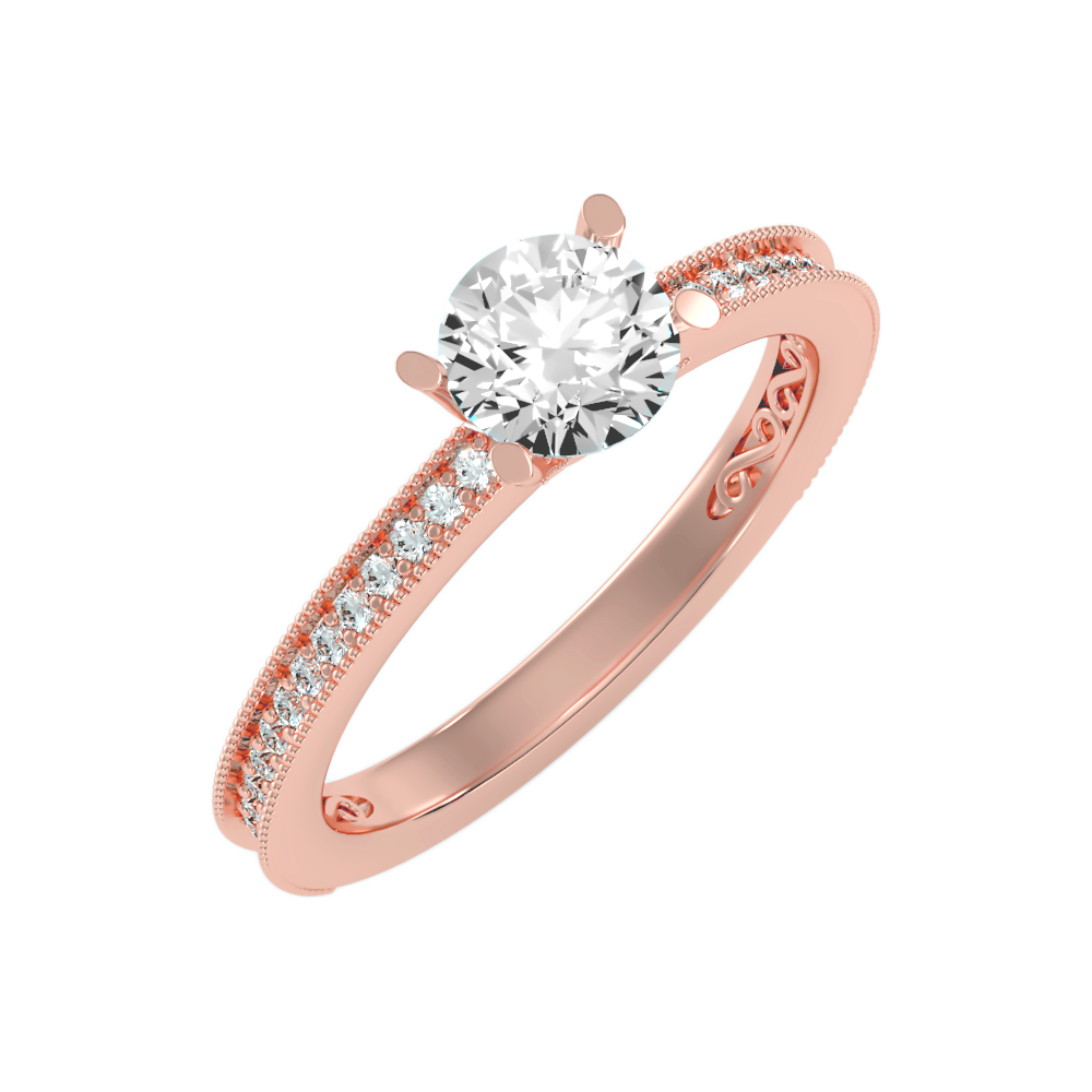 The Glamourous Solitaire Ring In 925 Sterling Silver - Ten