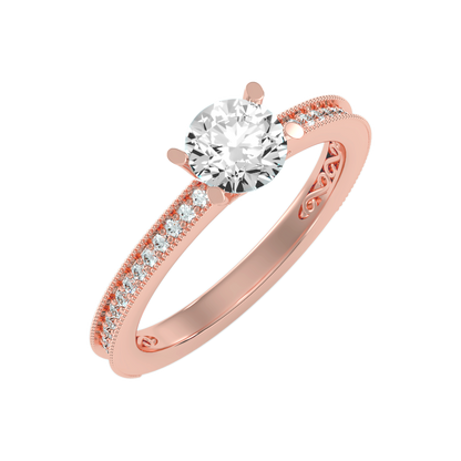 The Glamourous Solitaire Ring - Ten