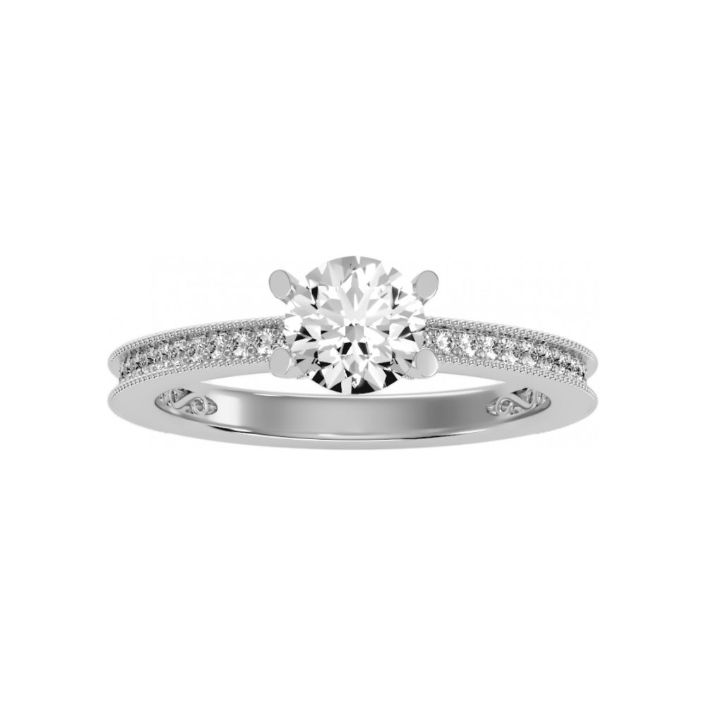 The Glamourous Solitaire Ring - Four
