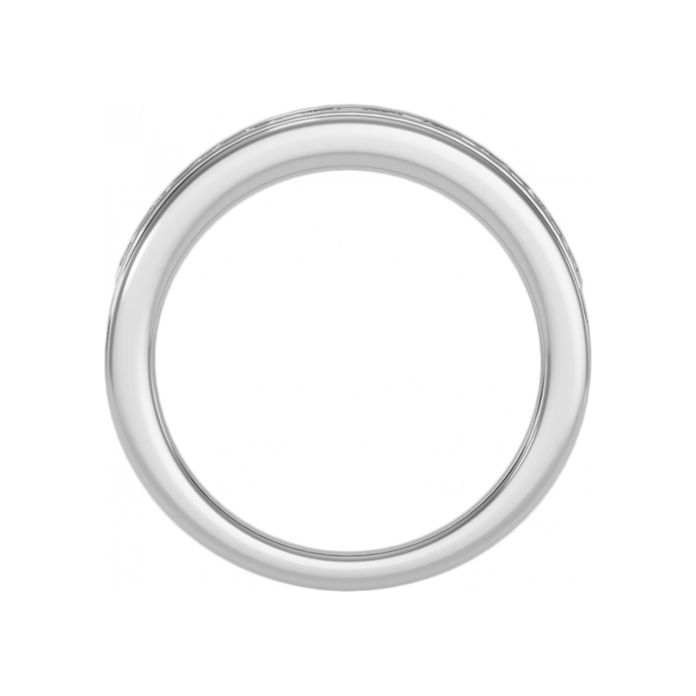 The Glorious Half Eternity Ring In 925 Sterling Silver - One