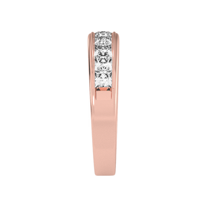 The Glorious Half Eternity Ring In 925 Sterling Silver - Eleven