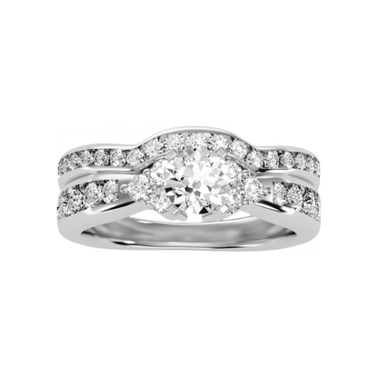 The Glossy Bridal Set In 925 Sterling Silver - Four
