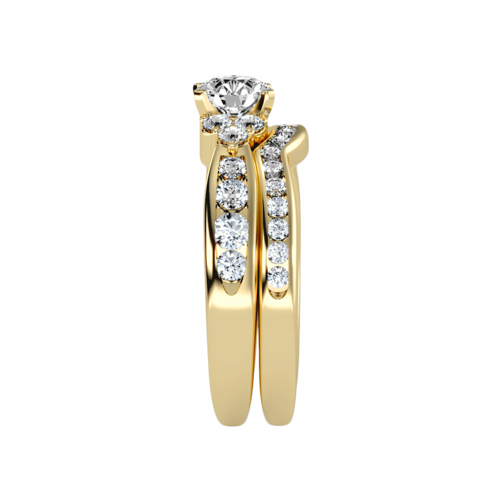 The Glossy Bridal Set In 925 Sterling Silver - Seven