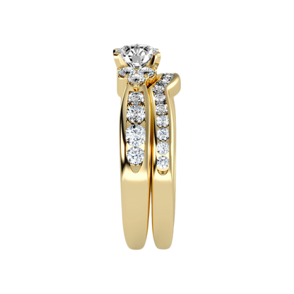 The Glossy Bridal Set In 925 Sterling Silver - Seven