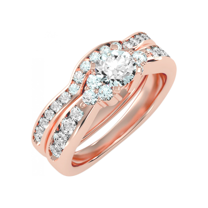 The Glossy Bridal Set In 925 Sterling Silver - Nine
