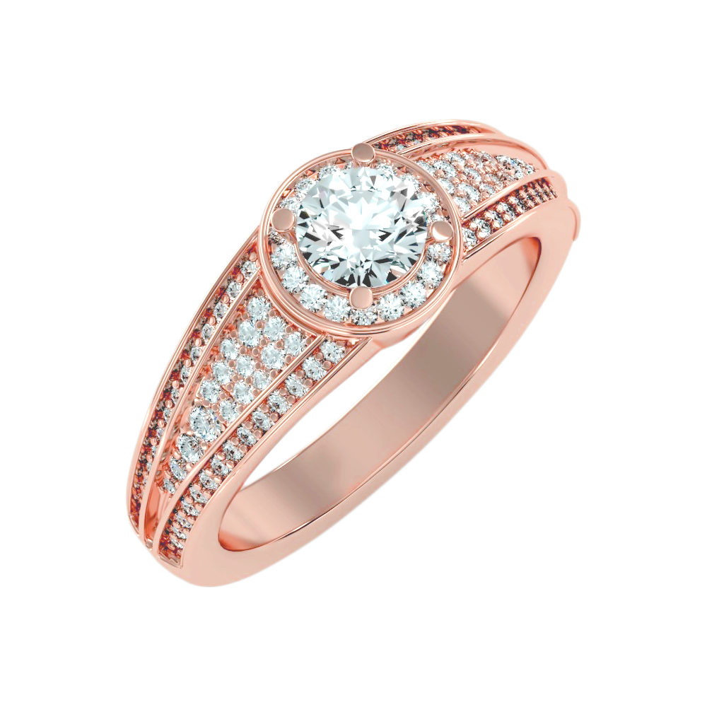 The Gorgeous Halo Ring - Ten