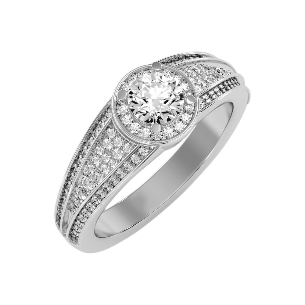 The Gorgeous Halo Ring - Two