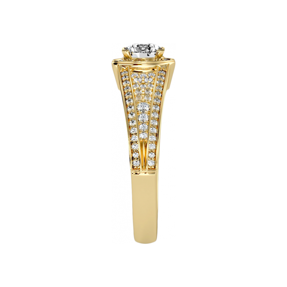 The Gorgeous Halo Ring In 925 Sterling Silver - Seven
