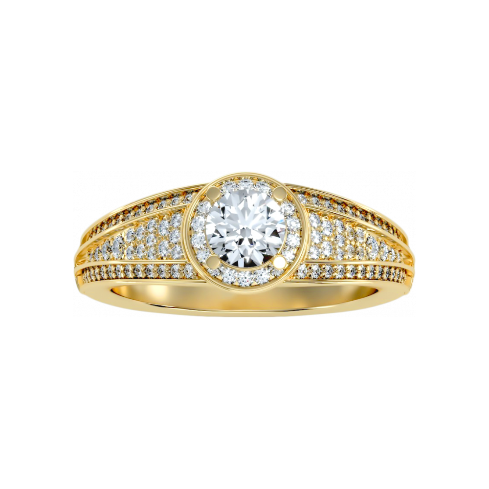 The Gorgeous Halo Ring In 925 Sterling Silver - Eight