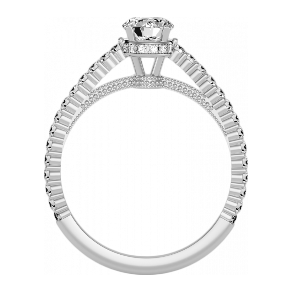 The Gracious Solitaire Ring In 925 Sterling Silver - One
