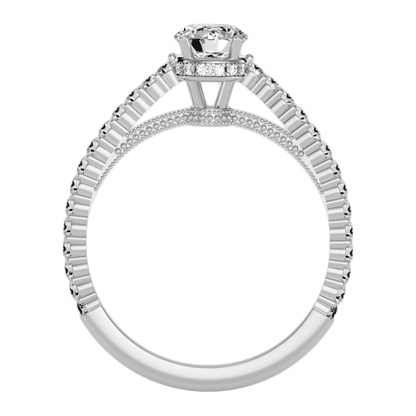 The Gracious Solitaire Ring In 925 Sterling Silver - One