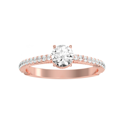 The Gracious Solitaire Ring - Twelve